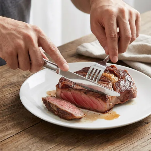 Miniatura 7 de Cuchillos para carne de 8 piezas, cuchillos de cocina de acero inoxidable