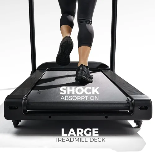 Miniatura 4 de Sunny Health & Fitness Treadmill Elite Smart Auto Incline for Home Use, Wide Running and Walking Deck, Flex Shock Suspension with 300 LB