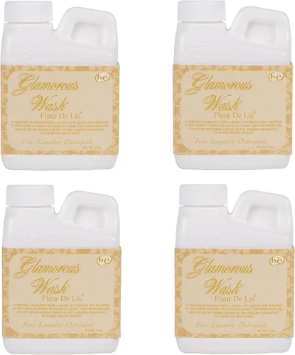 Tyler Candle Company 25161 FLEUR DE LIS Detergente líquido para ropa de 4 onzas, paquete de 4