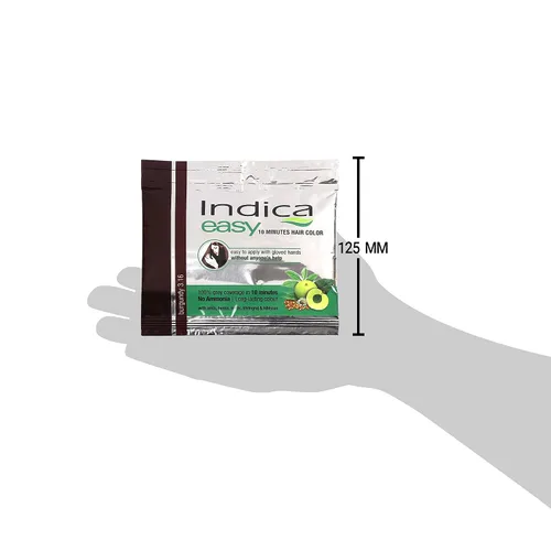 Miniatura 8 de Indica Easy Shampoo Based Color de cabello Borgoña Paquete de 3