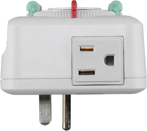 Miniatura 6 de NSi Industries TORK RTN312 temporizador mecánico de enchufe para interiores, resistente, de 15 A, con programación de 24 horas – con interruptores