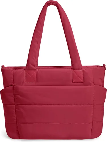 Miniatura 9 de Bolso de mano acolchado para mujer, bolso grande de enfermera, bolso de hombro con cremallera para trabajo y viajes