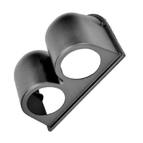 Miniatura 4 de E Support™ montura de 2" con un hueco para tablero para montar manómetros medidores para auto, ajuste universal, color negro Soporte universal