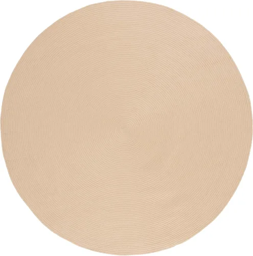 Miniatura 3 de SAFAVIEH Alfombra trenzada Collection – Alfombra redonda de 3 pies, color beige, hecha a mano, casa de campo, ideal para zonas de alto tráfico