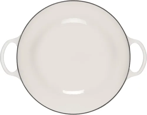 Miniatura 3 de Le Creuset Signature LS2514-3216SS - Horno de chef de hierro fundido, 7.5 cuartos de galón, color blanco