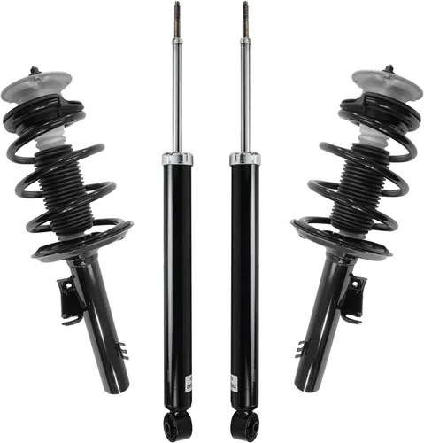 Miniatura 64 de Detroit Axle - Puntales y Amortiguadores para Chevy Traverse Buick Enclave GMC Acadia Saturn Outlook 2007-2012, 2 puntales delanteros con resorte