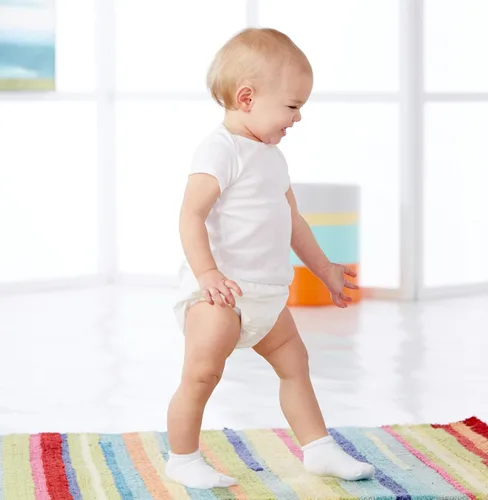 Miniatura 5 de Pantalón Gerber impermeable unisex para bebé de 2 piezas Blanco