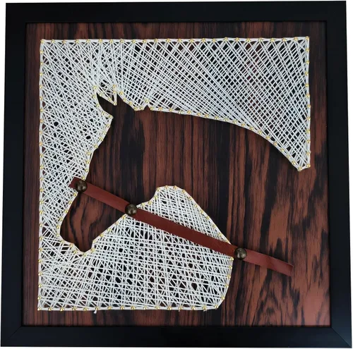Miniatura 11 de EYANKUNG Kit de Arte de Cuerdas 3D DIY para Manualidades para Adultos Principiantes, Regalo Único para Mujeres (Nido de Pájaro 12 x 12 pulgadas)
