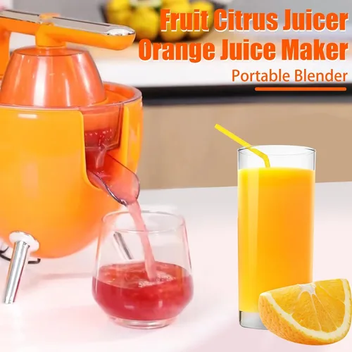 Miniatura 4 de Exprimidor eléctrico de naranja, máquina exprimidora de limón de 14 onzas, Máquinas eléctricas de exprimidor de cítricos para limones, limas