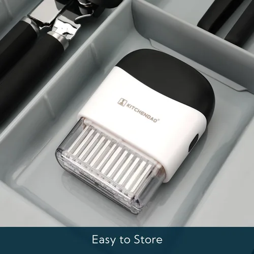 Miniatura 6 de KITCHENDAO Herramienta de aguja ablandadora de carne desmontable con bloqueo de seguridad, desmontable para una fácil limpieza, apta