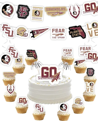 Miniatura 8 de Suministros de fiesta de la Universidad de Alabama para fútbol de Bama, regalo de cumpleaños Roll Tide, pancarta de fiesta de graduación de UA