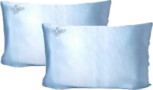 Miniatura 11 de Funda de almohada de seda para cabello y piel - Paquete individual - Alta calidad 6A 100% seda de morera real 22 Momme Charmeuse (ambos lados)