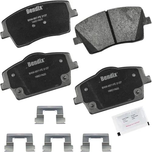Miniatura 29 de Pastillas de freno delanteras cerámicas Bendix Priority1 CFC2302 para Hyundai Elantra 2021, Sonata 2022-2020, Kia K5 2023-2021
