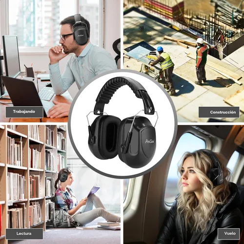 Miniatura 7 de ProCase NRR 28dB Noise Reduction Ear Muffs, Foldable Adjustable Noise Cancelling Headphones