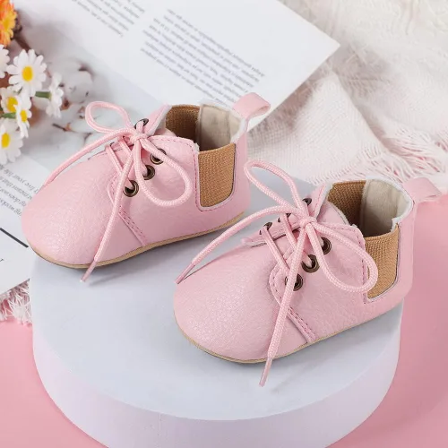 Miniatura 7 de ESTAMICO Zapatos para bebés niños Prewalker PU Sneakers