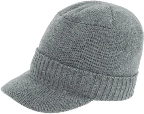 Miniatura 8 de Dahlia Gorro para hombre con visera - lana, sombrero de invierno con borde, forro polar