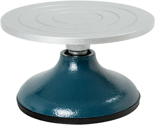 DUPDMKIN Rueda de bandas de metal de 7 pulgadas para cerámica, rueda de cerámica resistente para adultos con rodamientos de bolas, tocadiscos para
