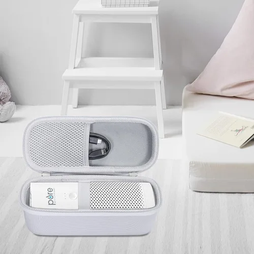 Miniatura 9 de co2CREA Funda rígida compatible con Pure Enrichment PureZone Mini purificador de aire portátil (funda blanca)