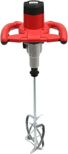 Miniatura 6 de Mezclador de hormigón portátil de 1500 W, mezclador de mortero de cemento de mano, ajustable, 6 velocidades, mortero de lechada de yeso de pintura