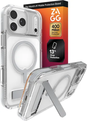 Miniatura 32 de ZAGG Santa Cruz Snap - Funda con función atril para iPhone 16 Pro Max, compatible con MagSafe, protección contra caídas de grado militar de 13 pies