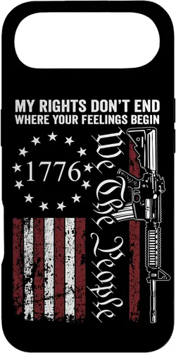 Miniatura 27 de My Rights Don't End Where Your Feelings Begin USA Gun Flag Case for iPhone 17