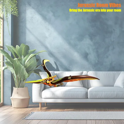Miniatura 8 de Inflable Stegosaurus, 46 pulgadas de largo, null Pteranodon Marrón/Naranja