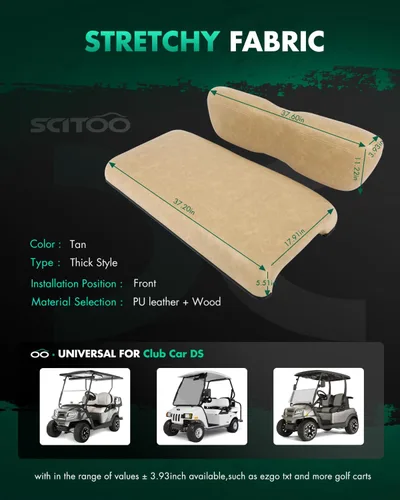 Miniatura 2 de SCITOO Cojín para asiento de carrito de golf