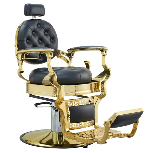Miniatura 9 de Silla de peluquería para peluquería, resistente, 700 libras, para estilista, peluquero, belleza, tatuaje masaje (cuadrado negro)