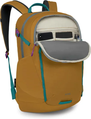 Miniatura 7 de Mochila para laptop Osprey Axis – Elegante mochila diaria con funda para laptop, bolsillos para botella de agua y correas de compresión