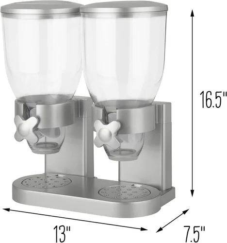 Miniatura 10 de Dispensador único Zevro de alimentos secos, Dispensador doble