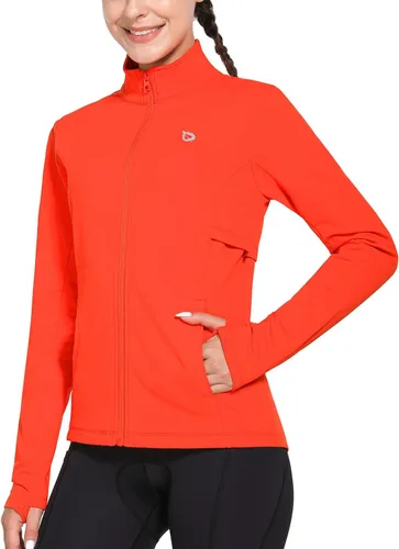 Miniatura 8 de baleaf Chaqueta de Running de Forro Polar para Mujer Resistente al Agua con Cremallera Completa Equipo para Clima Frío Invernal Chaquetas Térmicas
