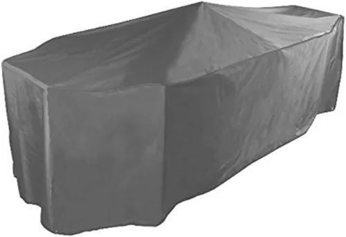 Miniatura 2 de Bosmere Juego de 8 asientos rectangular resistente a la intemperie para patio al aire libre, 116 pulgadas de largo x 80 pulgadas de ancho x 36 Verde
