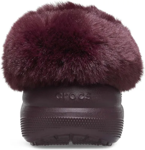 Miniatura 2 de Crocs Zapato clásico unisex con forro Furever Crush para adultos Cerezo oscuro