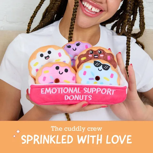Miniatura 4 de WHAT DO YOU MEME? Donas de apoyo emocional de animales y juguetes de peluche relacionables, juguetes esponjosos y peluches, grandes ideas para seres