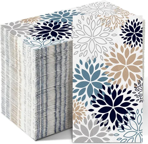 Miniatura 18 de Karenhi 200 Piezas Servilletas Desechables Decorativas Religiosas 2 Capas Toallas Desechables Cristianas para Baño Servilletas de Papel