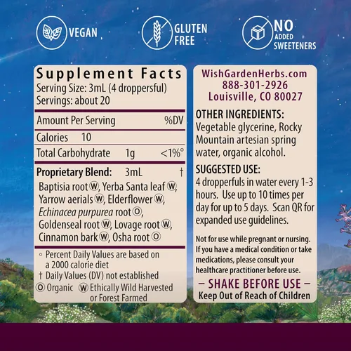 Miniatura 2 de WishGarden Herbs Kick-Ass Activador Inmune – Suplemento de apoyo a la inmunidad a base de hierbas para adultos, refuerzo inmunológico a base