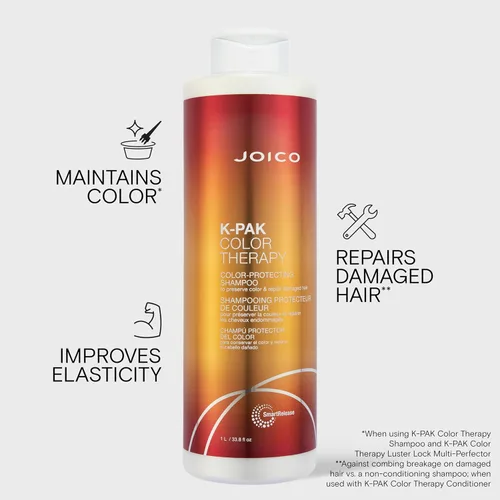 Miniatura 3 de Joico K-PAK Color Therapy Color-Protecting Shampoo For Color-Treated Hair Boost Shine Improve Elasticity Repair Breakage Rebuild Damaged