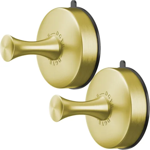 Miniatura 16 de DGYB Ganchos de ventosa para ducha, juego de 4 ganchos extraíbles de acero inoxidable para toallas de baño, ventana de vidrio, puerta, pared y Juego