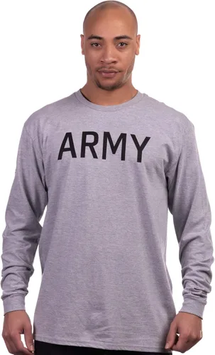 Camiseta estilo PT del ejército Camiseta de manga larga para entrenamiento físico militar de EE. UU