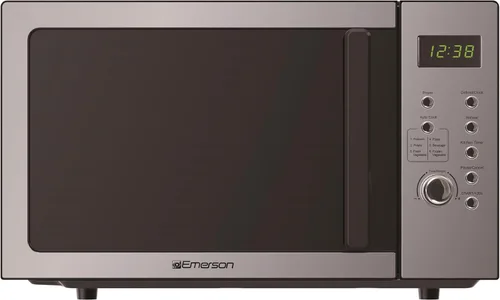 Miniatura 2 de Emerson MW9005SS Horno microondas compacto de encimera con control de botón, pantalla LED, 900W, 5 niveles de potencia, 6 menús automáticos, plato
