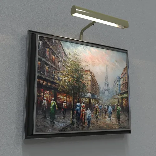 Miniatura 5 de Cocoweb Luz LED de 5" en latón antiguo con adaptador enchufable - ALEDV-5AB