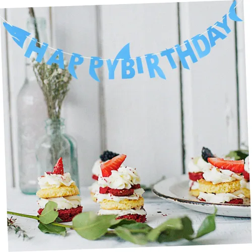 Miniatura 6 de 2 piezas de decoración de feliz cumpleaños mariposas decorativas para pared feliz cumpleaños banners feliz cumpleaños banner cumpleaños guirnalda