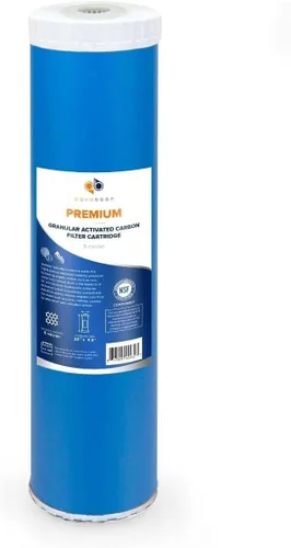 Miniatura 3 de Aquaboon Juego de cartuchos de repuesto de filtro de agua para toda la casa de 5 micrones, 20 x 4.5: filtros de sedimentos, GAC y carbono