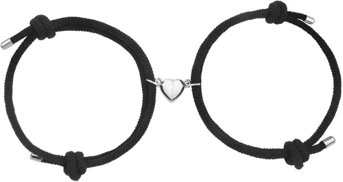 Pulseras magnéticas para parejas, pulseras de atracción mutua, votos de amor eterno, pulseras de pareja ajustables, regalos de joyería expresan amor