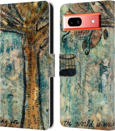 Miniatura 13 de Head Case Designs Officially Licensed Wyanne Half Light Nature 2 Leather Wallet Case Compatible with Google Pixel 7a