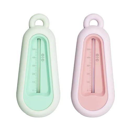 Miniatura 4 de Prueba de temperatura de los accesorios del metro de la temperatura del agua del termómetro de la bañera del bebé para los bebés Verde hierba