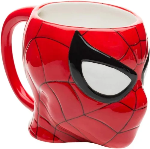 Miniatura 2 de Zak Designs MRTI-8511 Marvel Comics Spiderman - Taza de cerámica esculpida, multicolor