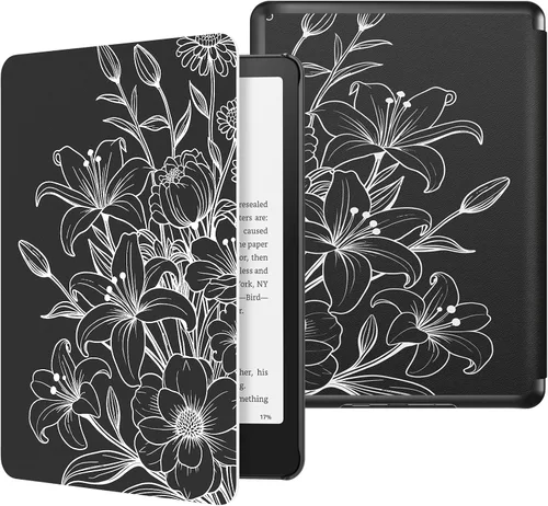 Miniatura 26 de MoKo Funda para Kindle Paperwhite de 12ª generación 2024 de 7 pulgadas y Kindle Colorsoft Signature Edition 2024, ligera funda protectora