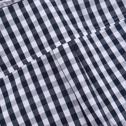 Miniatura 7 de Spring&Gege Camisas de vestir de manga corta para niños Uniforme formal tejido sólido