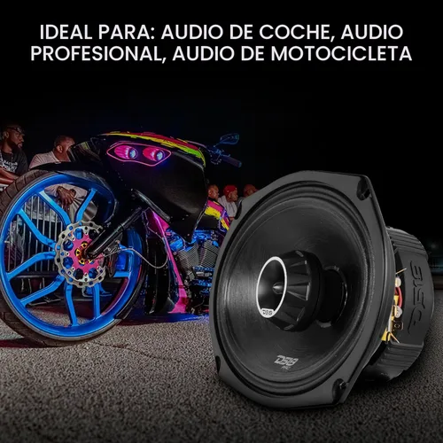 Miniatura 4 de DS18 PRO-ZT Pro Audio - Altavoces coaxiales de rango medio con tweeter de bala integrado, 4 ohmios, resistente al agua, parrilla de malla metálica